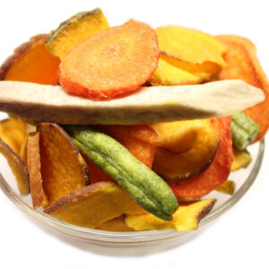 Dried vegetables chips