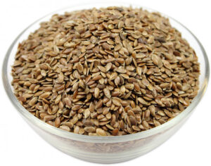 flax brown seeds