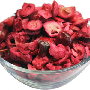 freeze-dried cranberries slices